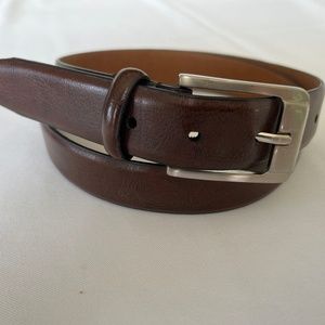 Genuine Leather Brown Belt, Men's 36